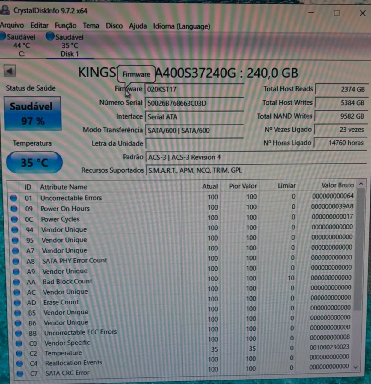 SSD Kingston 240gb - Foto 3