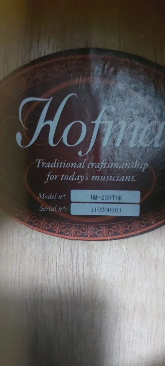 Violão Hofma elétrico  - Foto 5