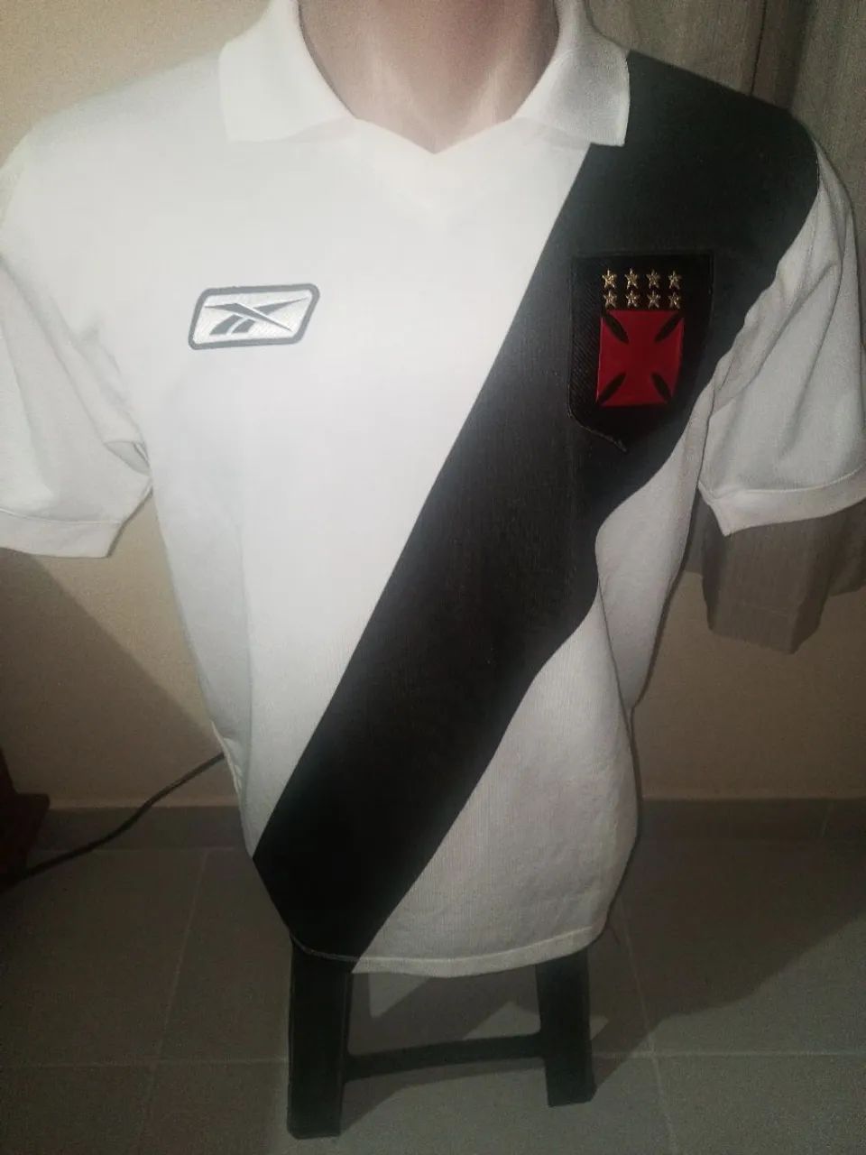 Camisa Vasco Reebok SulAmericana branca
