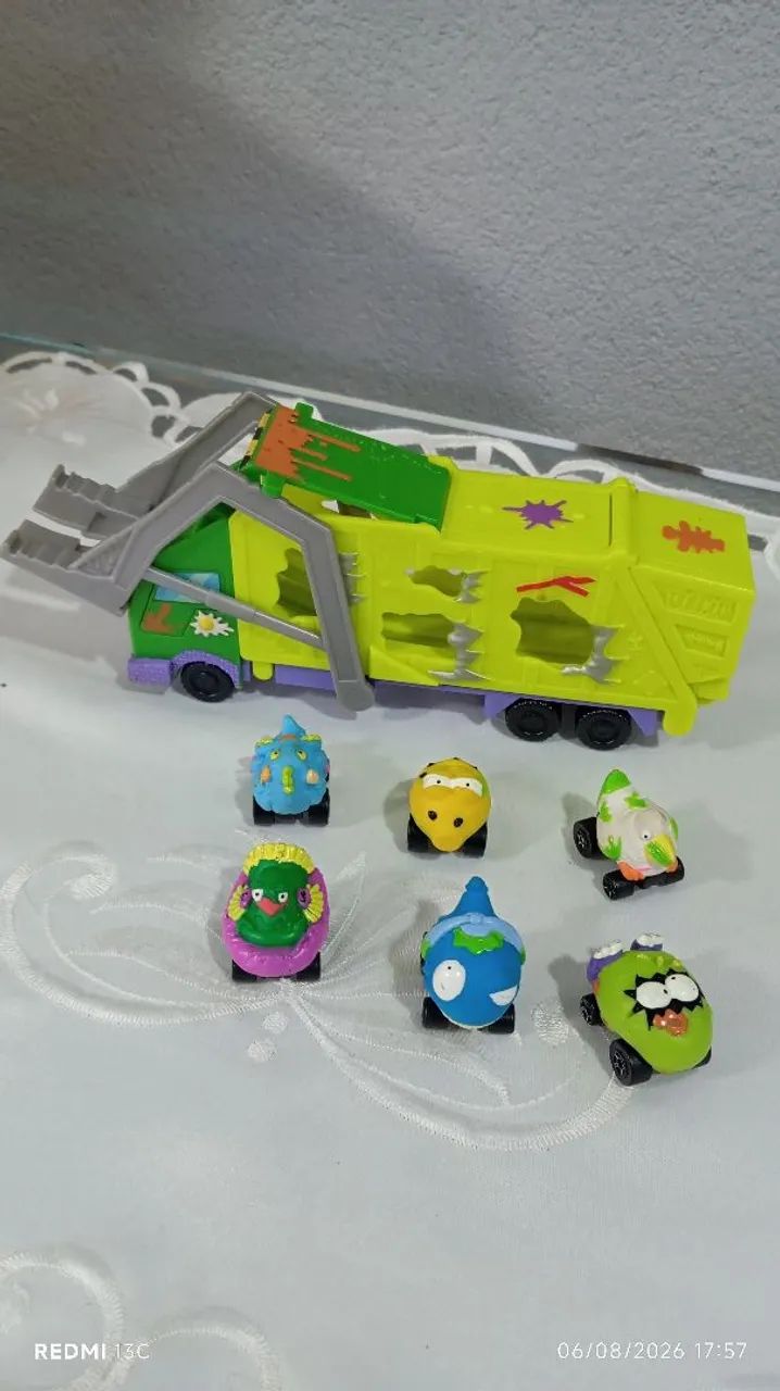 Caminhão Cegonha Lixo - Trash Wheels  - Foto 3
