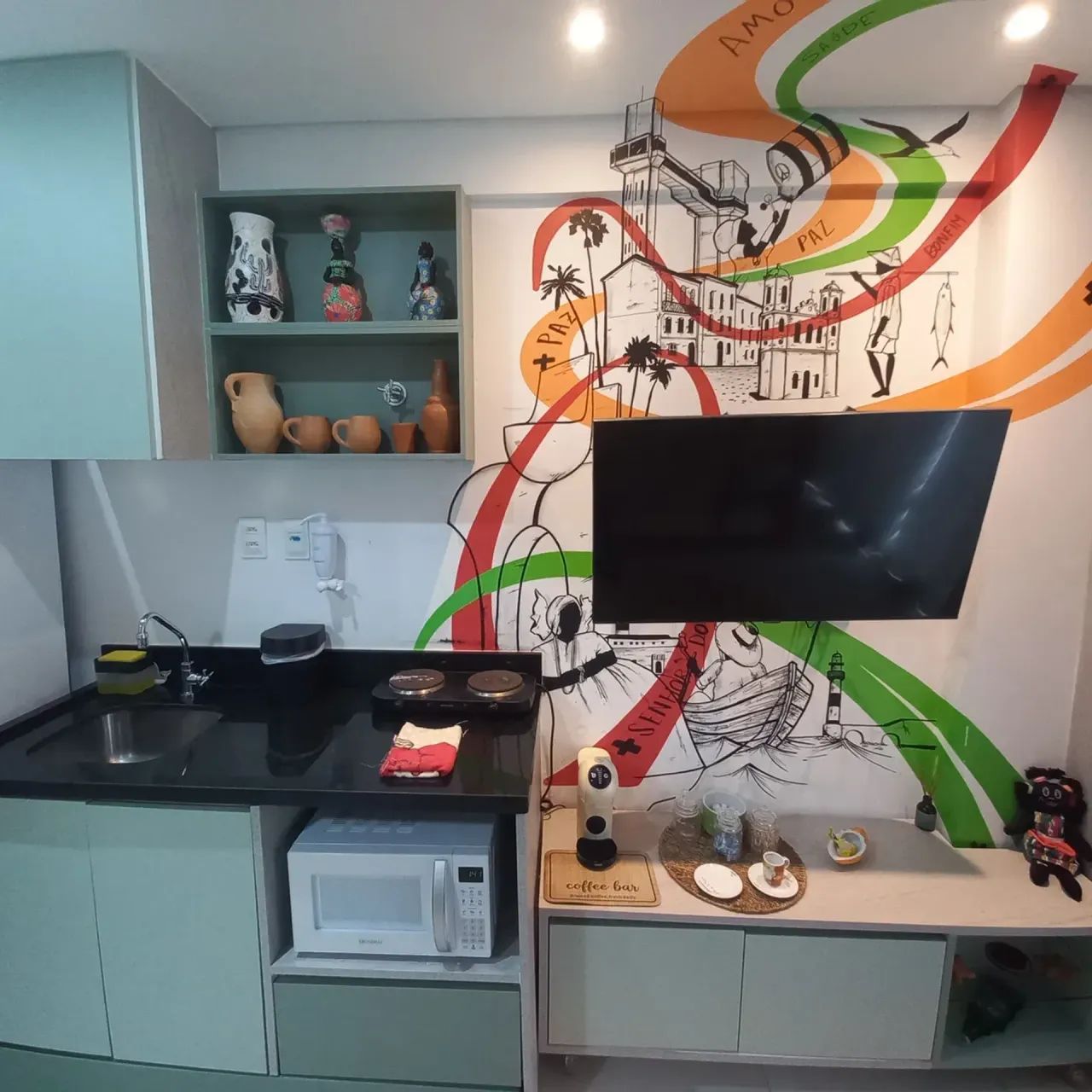 STUDIO BARRA PREMIUM DECORADO VISTA MAR - Foto 4