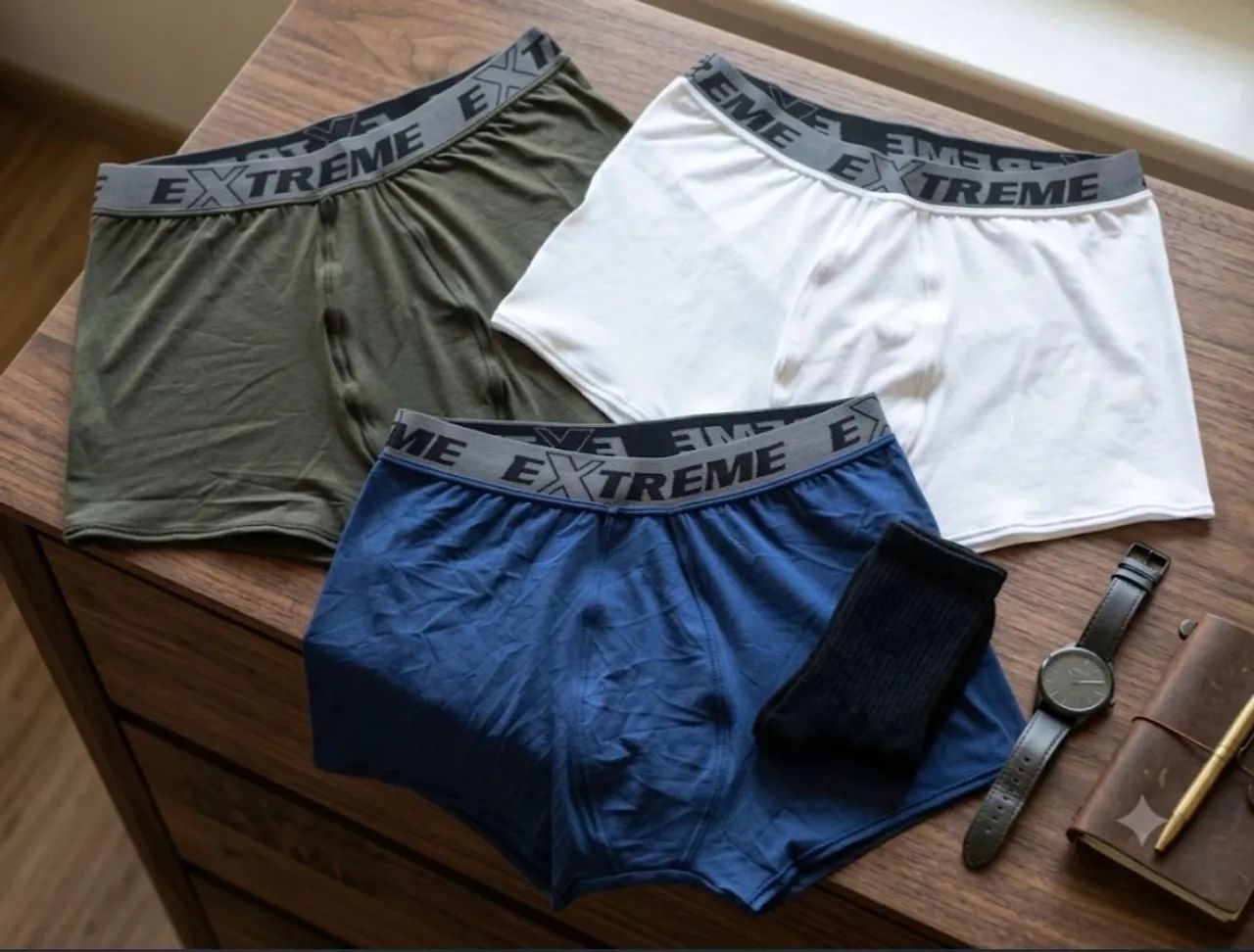 Cueca Boxer para homem. - Foto 3