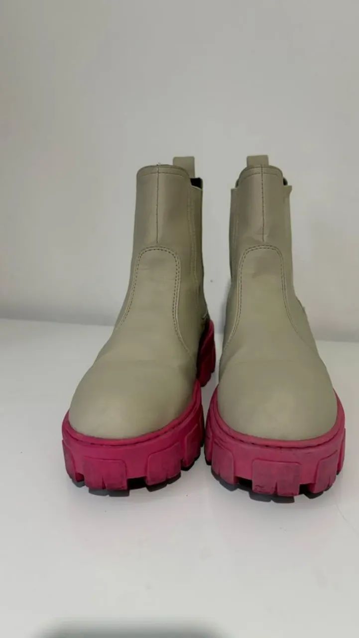 Bota off whit com soldado rosa 39 - Foto 3