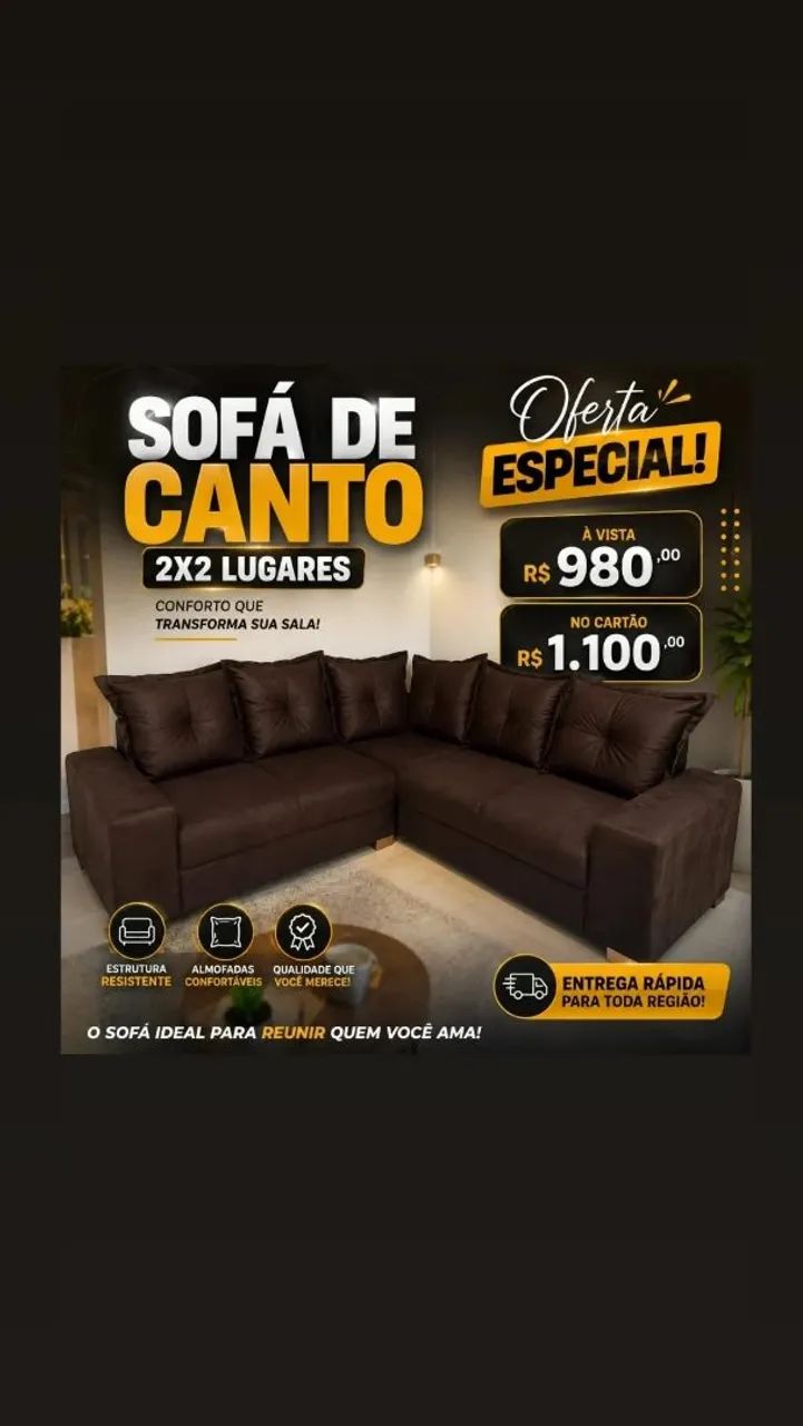 Sofa de canto 