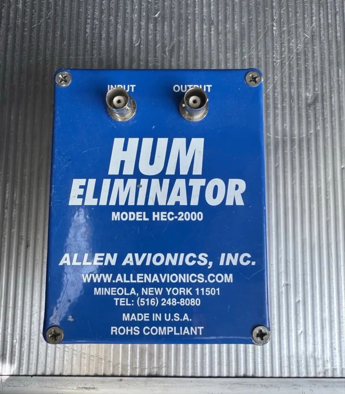 Eliminador de HUM Allen Avionics 