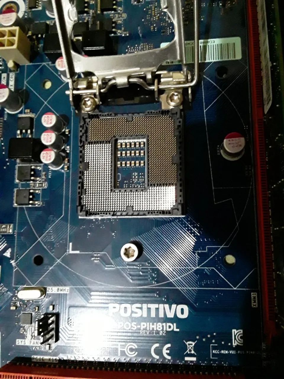 Placa Mãe PC Ware/Positivo 4ª geração + I5 4690 3.9 GHz + 8 GB dual channel Novinho. - Foto 6