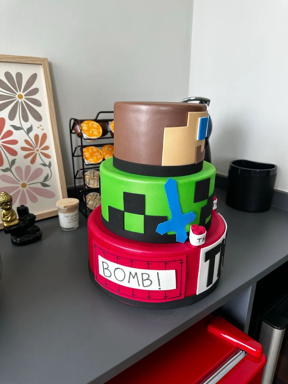 Minecraft - bolo de EVA - Foto 3