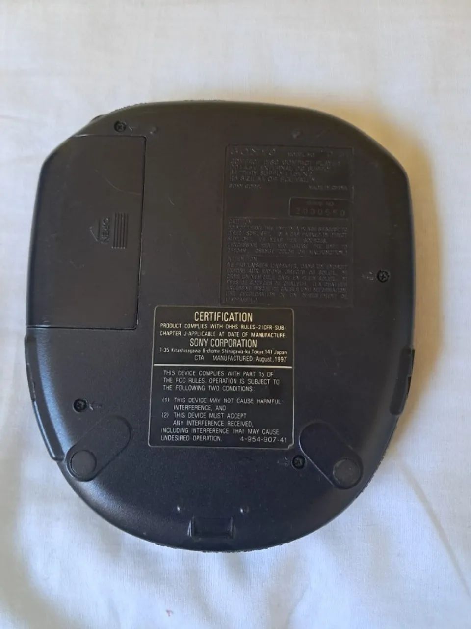 Discman Sony D-151 Original e Funcionando - Foto 3