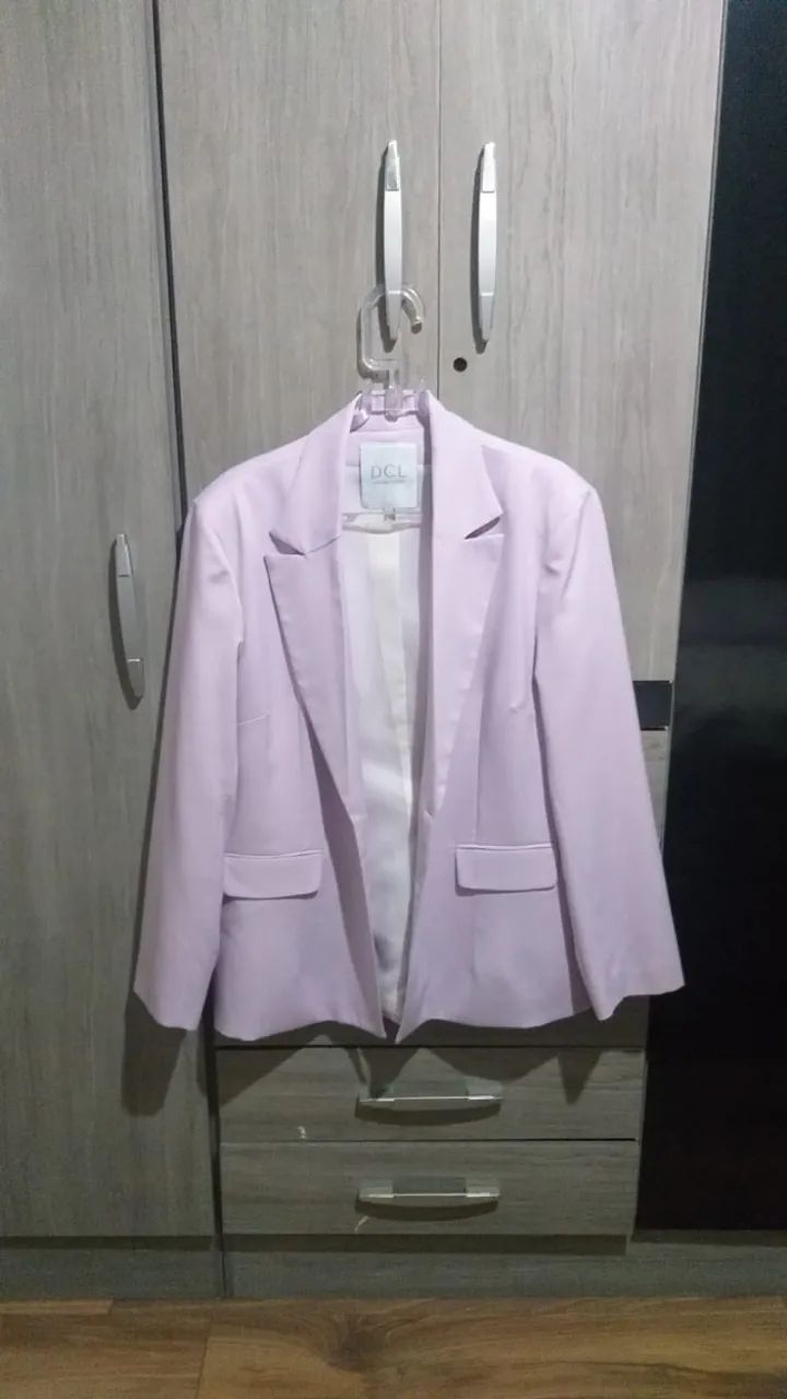 blazer feminino lilas  - Foto 4