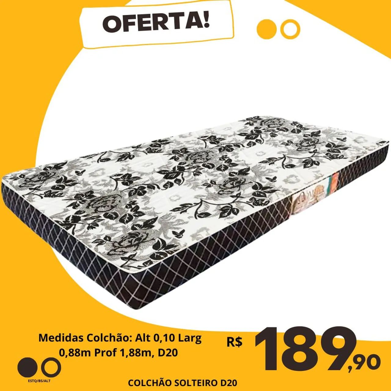 Colchão Solteiro D20 