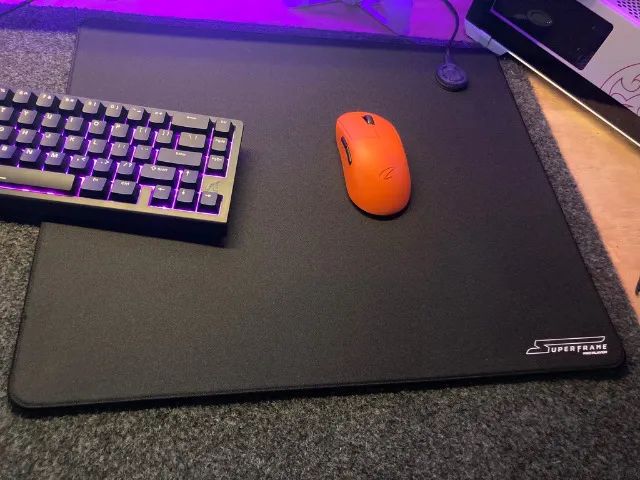 Mousepad Gamer SuperFrame Pro Player Preto XL (Base em Poron)