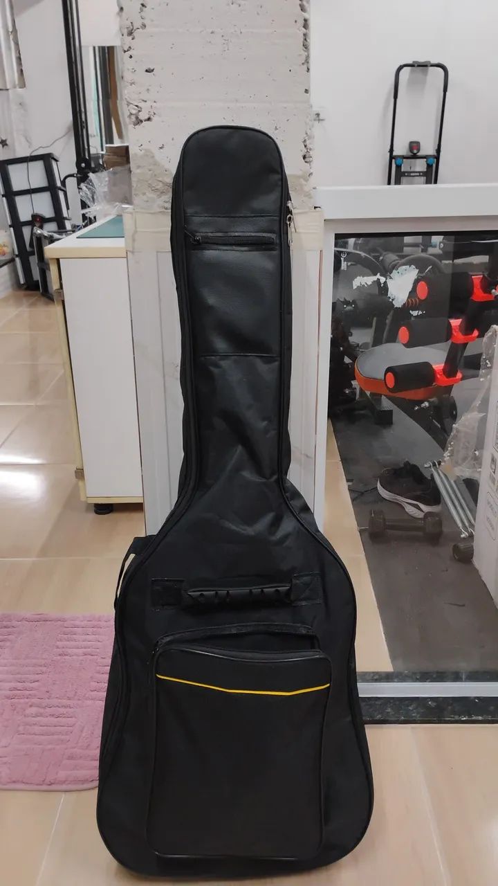 Violão 38 polegadas elétrico com afiador  - Foto 4
