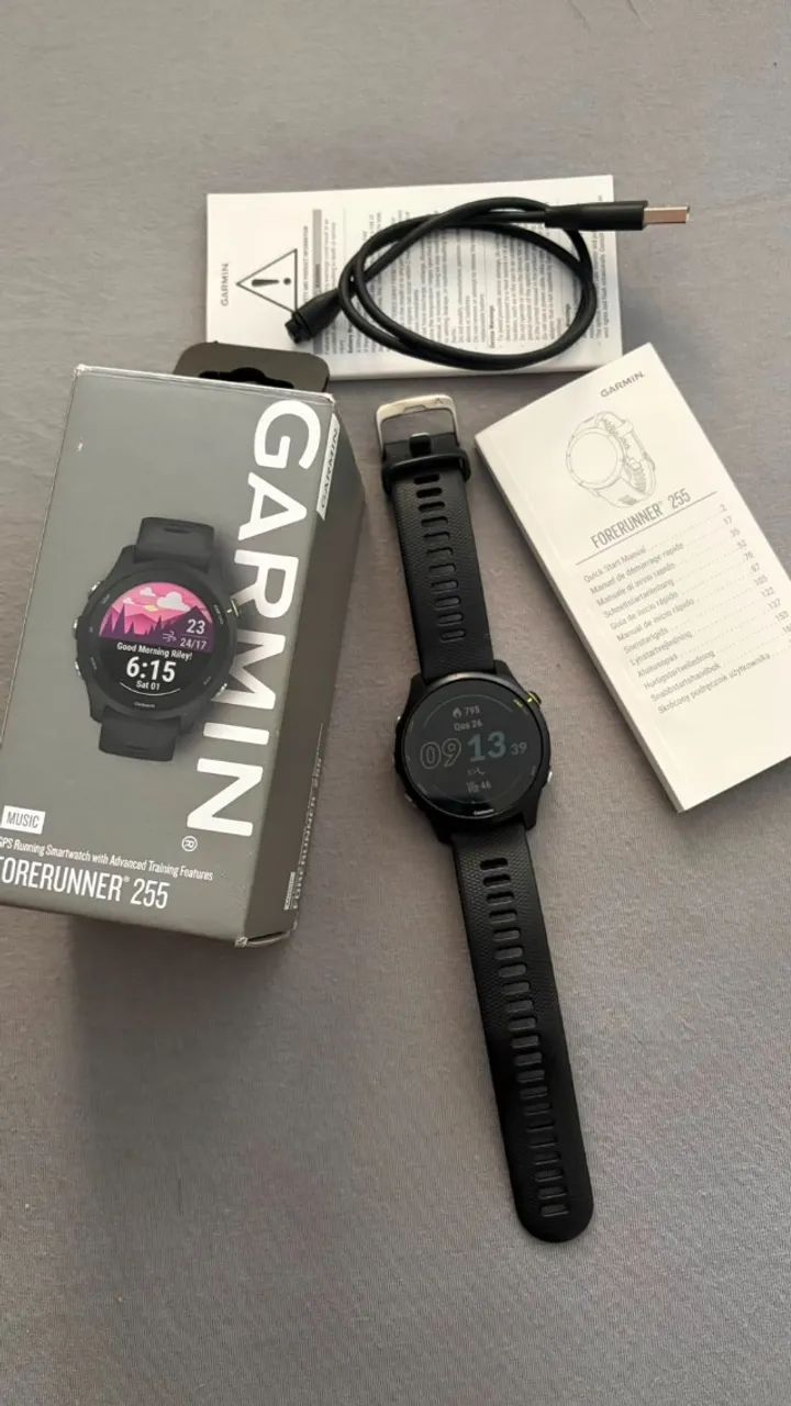 Garmin Forerunner 255 Music: Semi-Novo Oportunidade