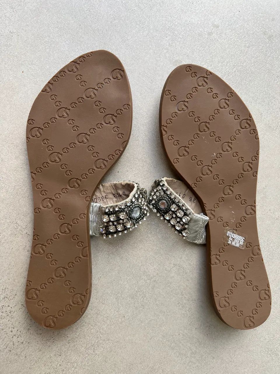 Sandália Carmen Steffen com pedraria  - Foto 2