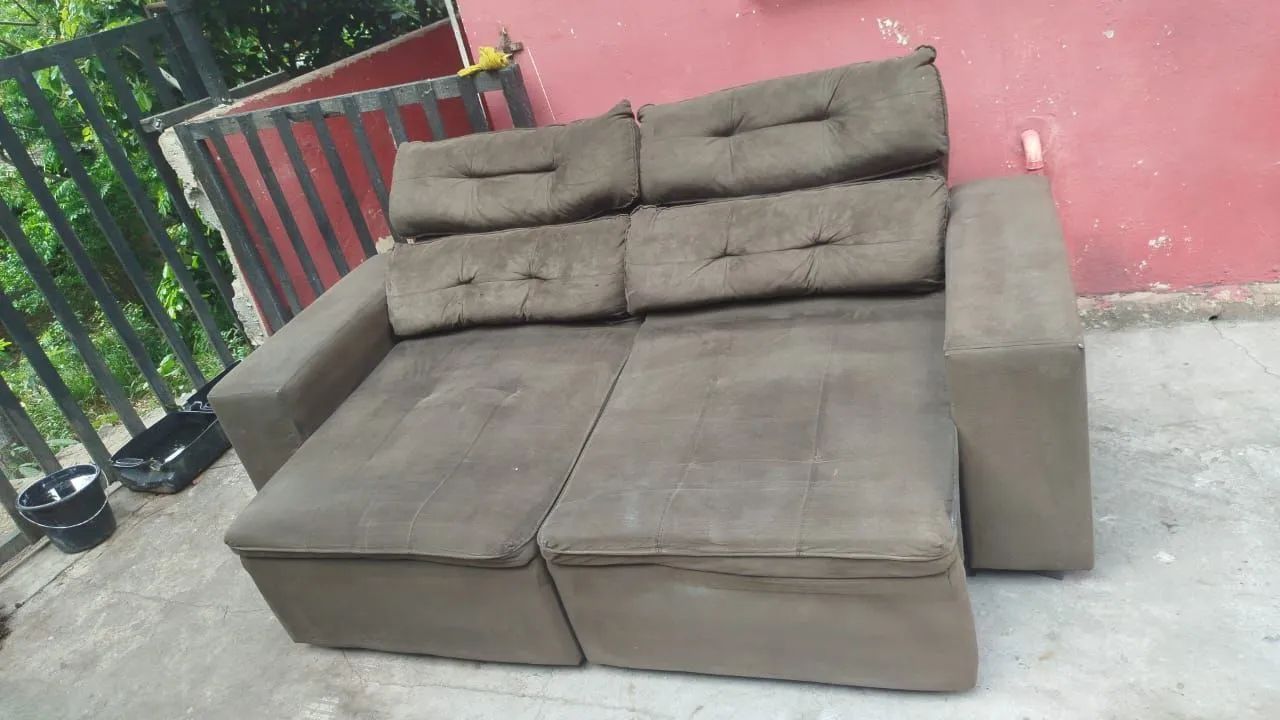 Sofá retrátil, entrega grátis - Foto 4