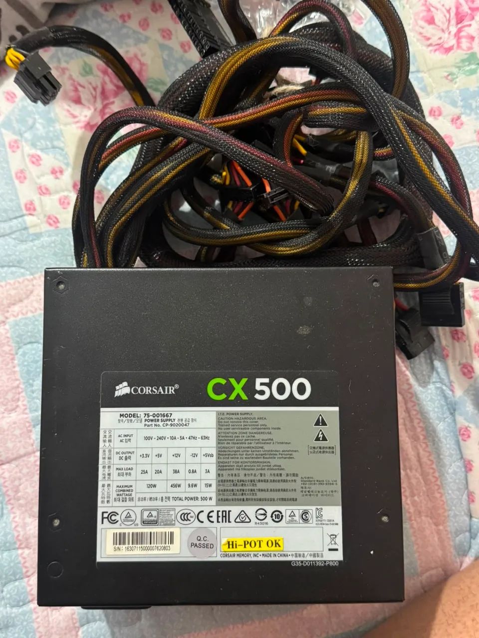 Fonte Corsair cx 500W - Foto 2