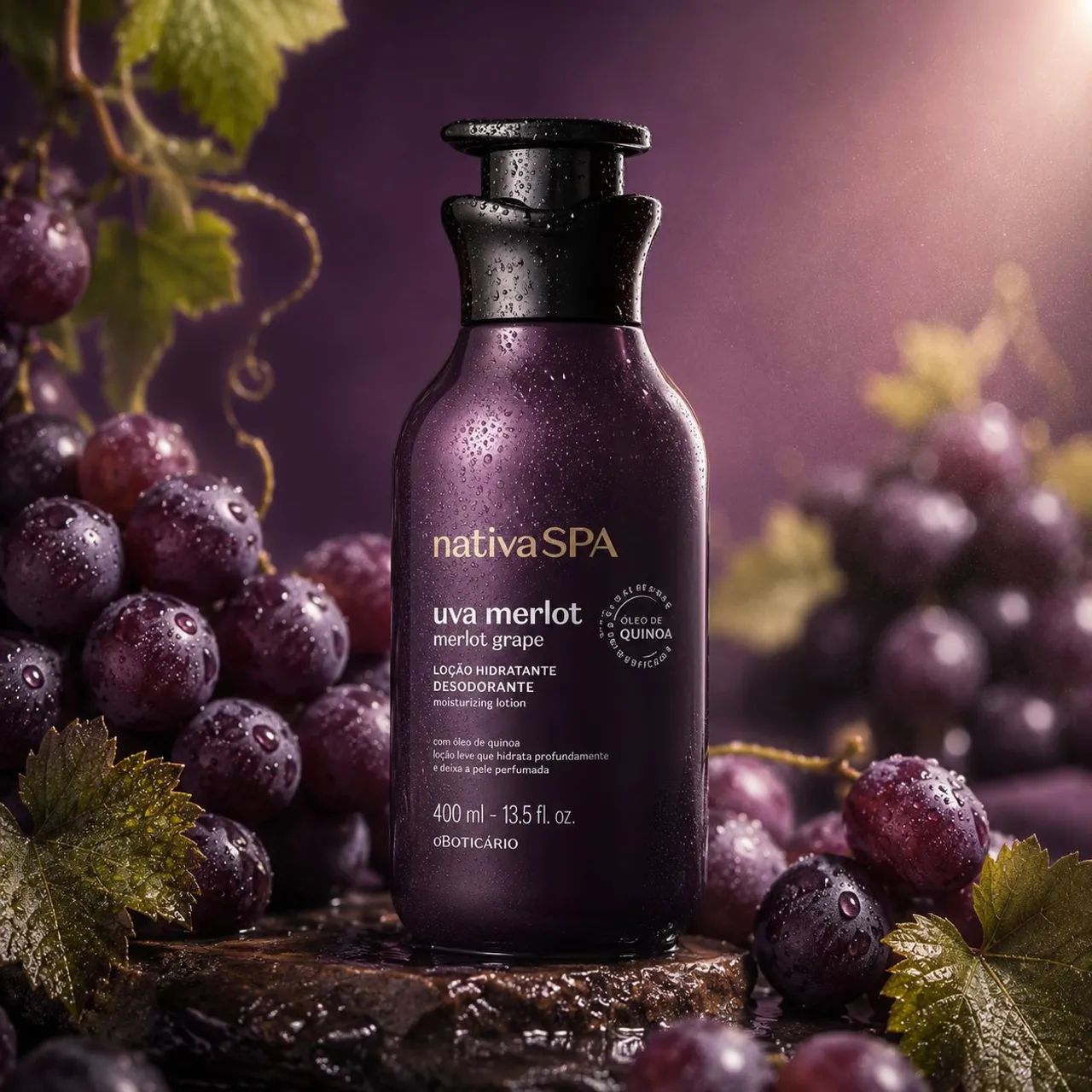 Loção Nativa SPA Uva Merlot 400ml - Foto 2