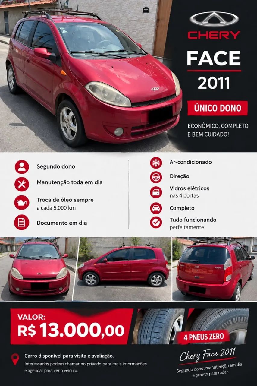 Caoa Chery Face FACE 1.3 16V/1.3 16V FLEX.MEC. 2011