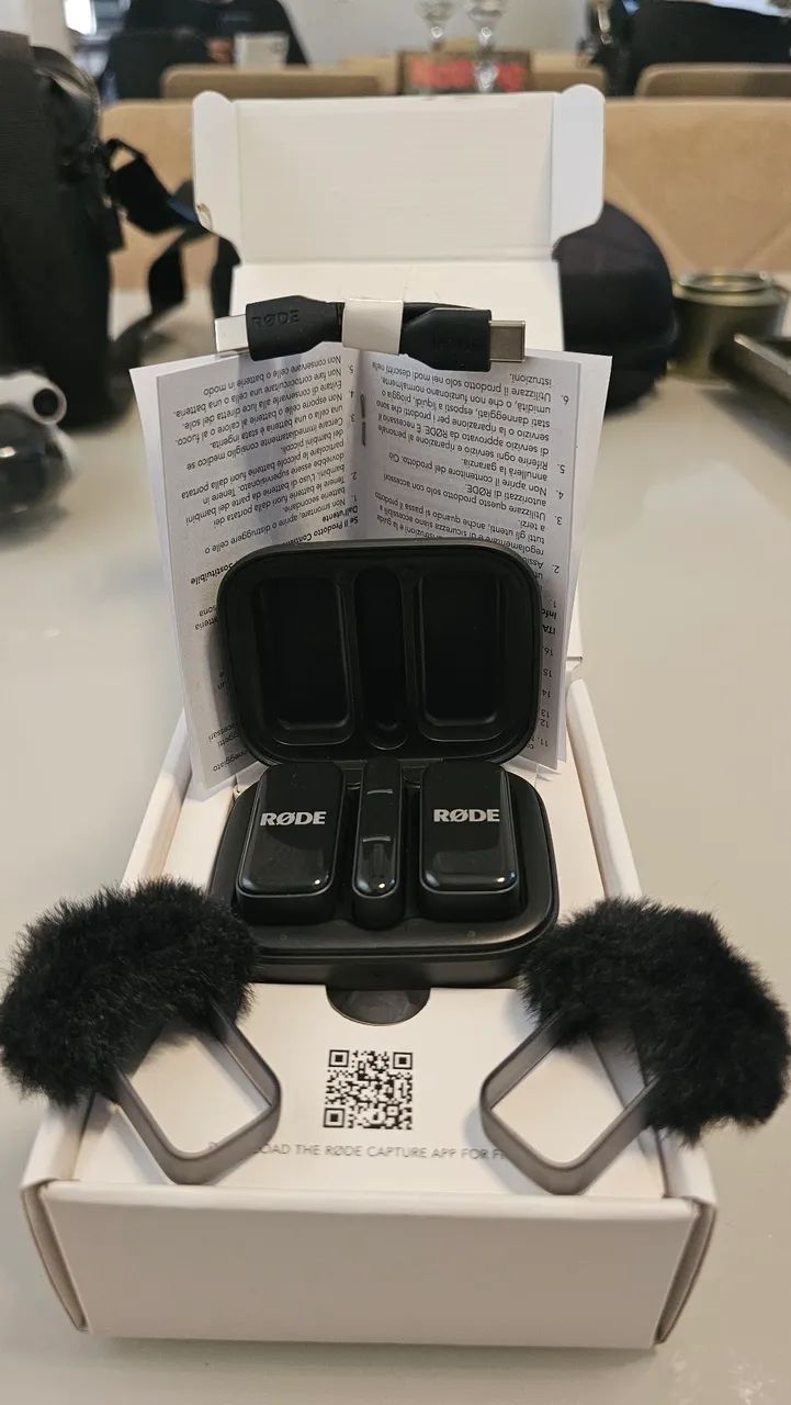 Microfone Rode Micro, wireless lapela novo na Caixa com clipe, Imã e acessorios! - Foto 5