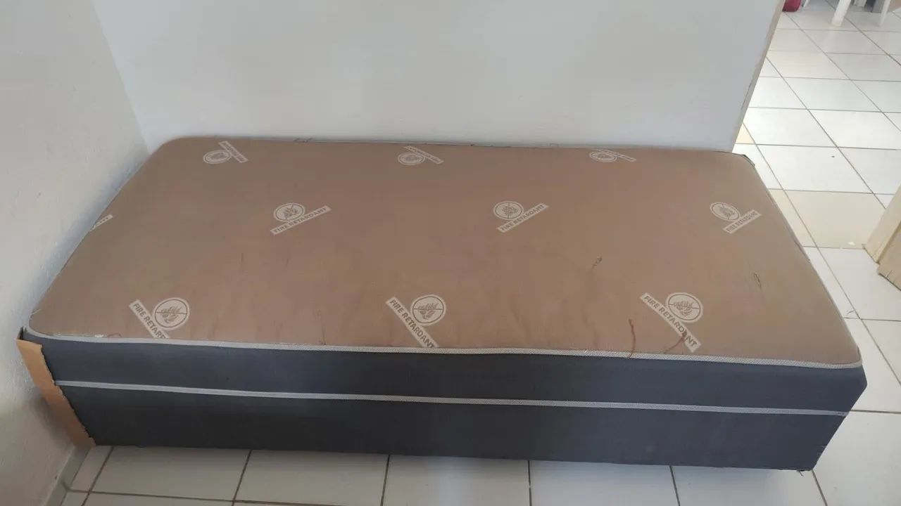 Cama box solteiro 