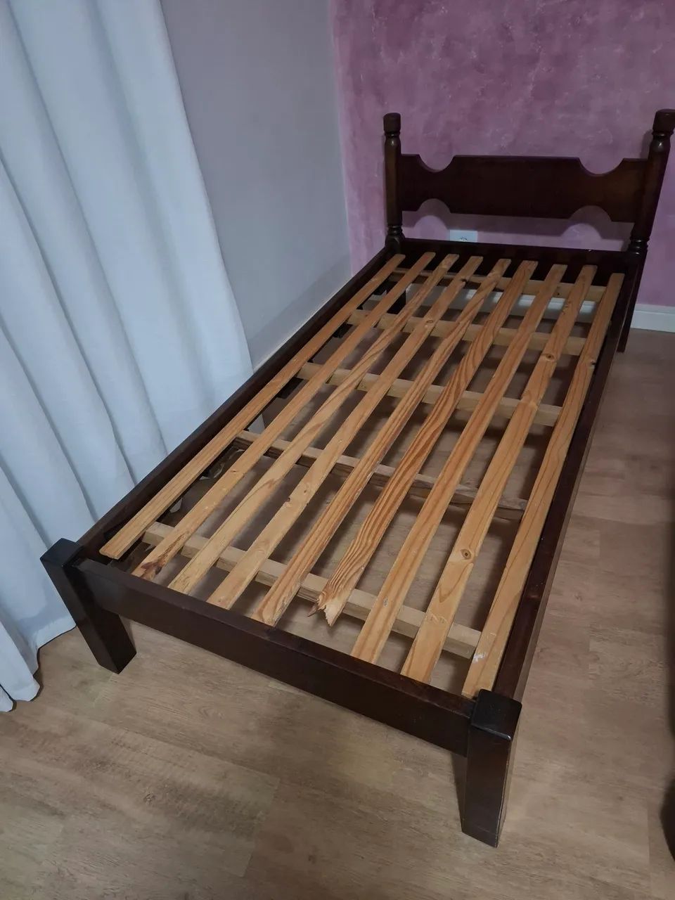 Cama e colchão de solteiro. - Foto 3