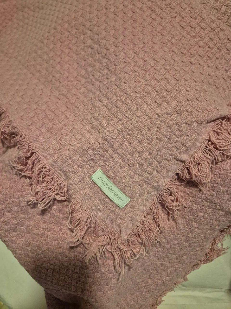 manta buddemeyer rosa 2,20m x 2,50m