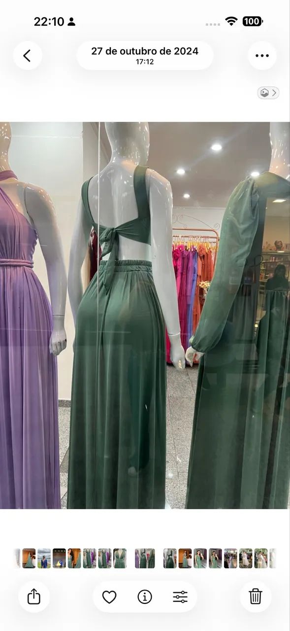 Vestido verde  - Foto 2