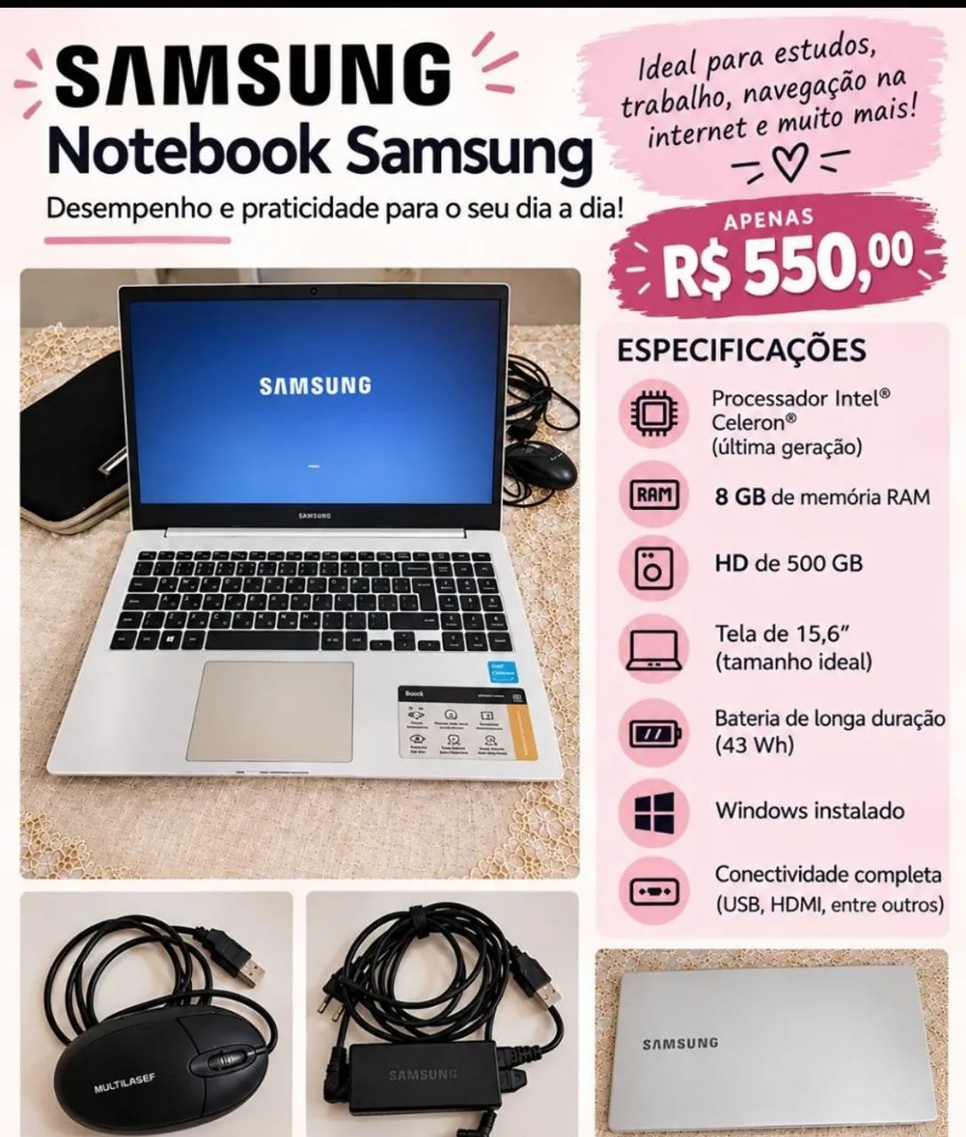 Notebook Samsung - Foto 3