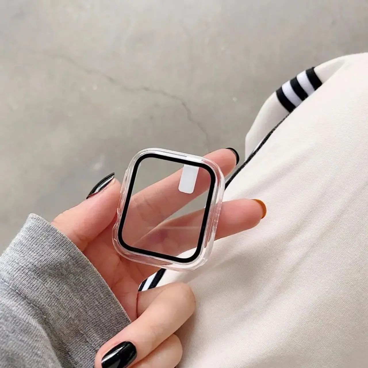 CAPA PROTETORA COM VIDRO PARA SMARTWATCH  - Foto 3