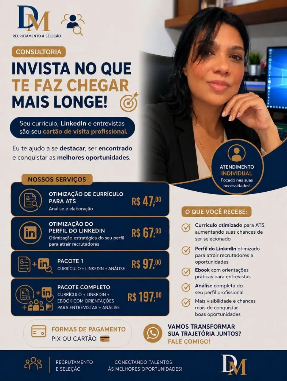 Elaboração de currículo para ATS e perfil do LinkedIn. - Foto 3