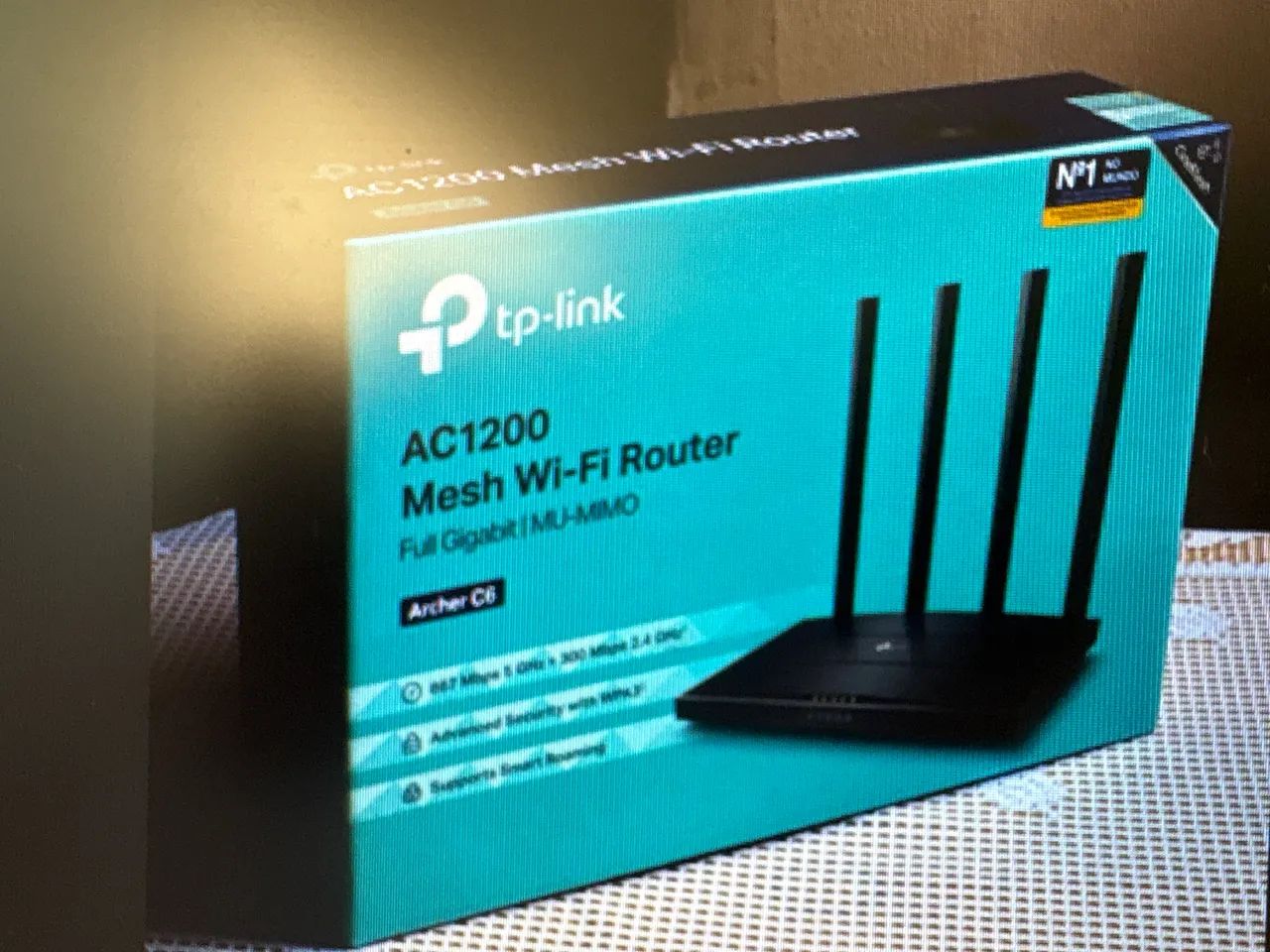 TP LINk Archer C6- Roteador WI-FI  - Foto 2