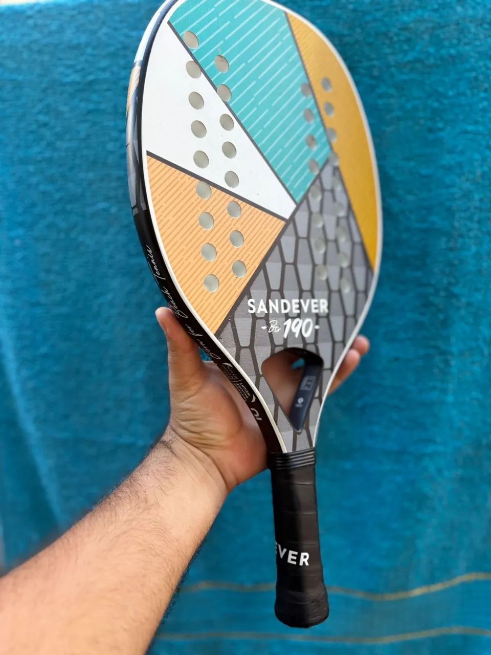 Par Raquetes Beach Tennis Sandever BTR 190 - Excelente Estado - Foto 3