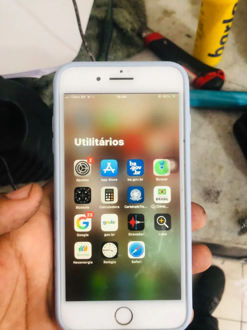 IPHONE 8 PLUS 64GB GOLD SEMINOVO  TODO ORIGINAL  - Foto 3