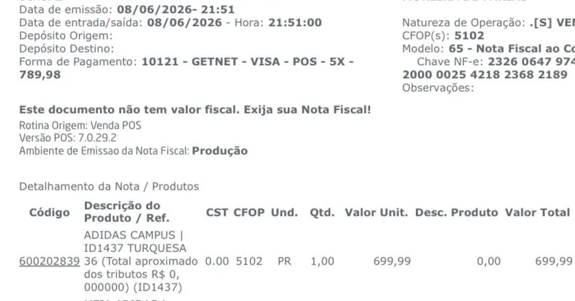 Tênis Adidas 36 - Foto 5