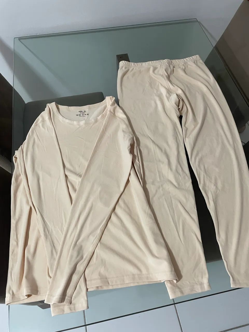 Conjunto roupa térmica feminina 