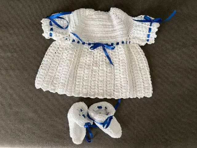 Vestido para bebê - Branco