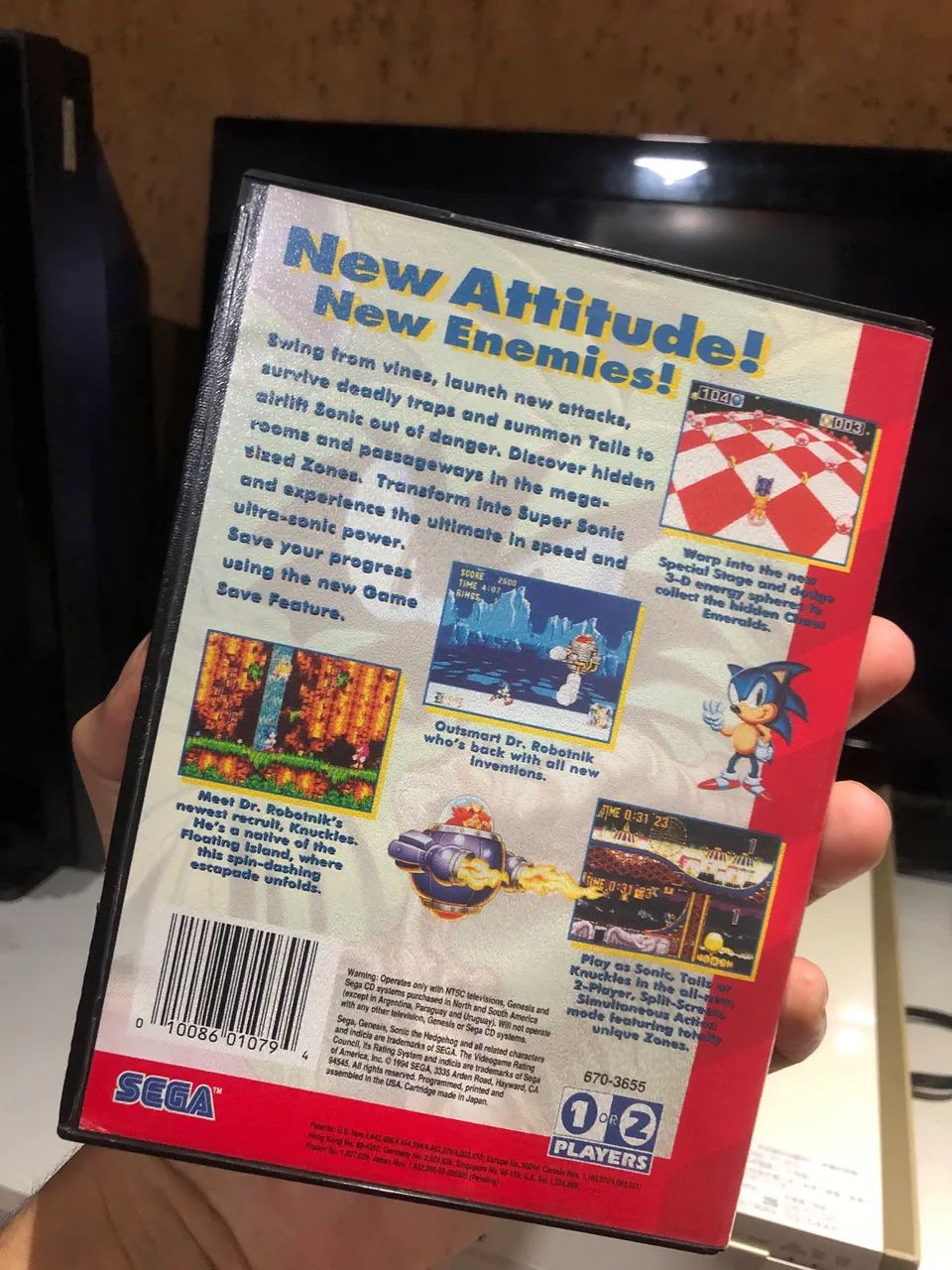 Sonic 3 Mega Drive Sega Original  - Foto 2