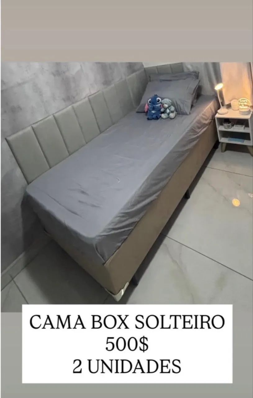 Cama Box solteiro