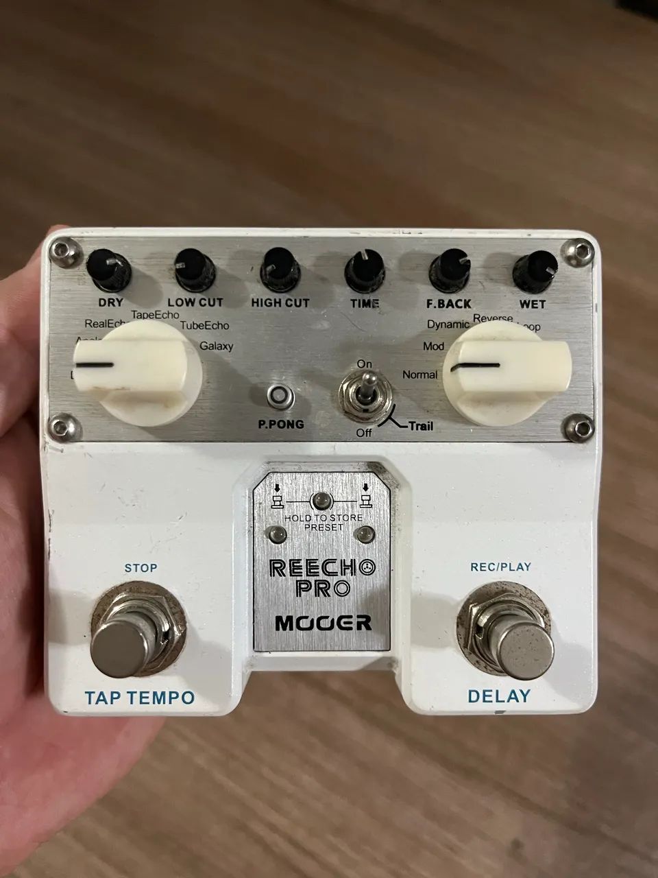 Pedal Delay Mooer Twin Reecho Pro Branco (TORRO) - Foto 3