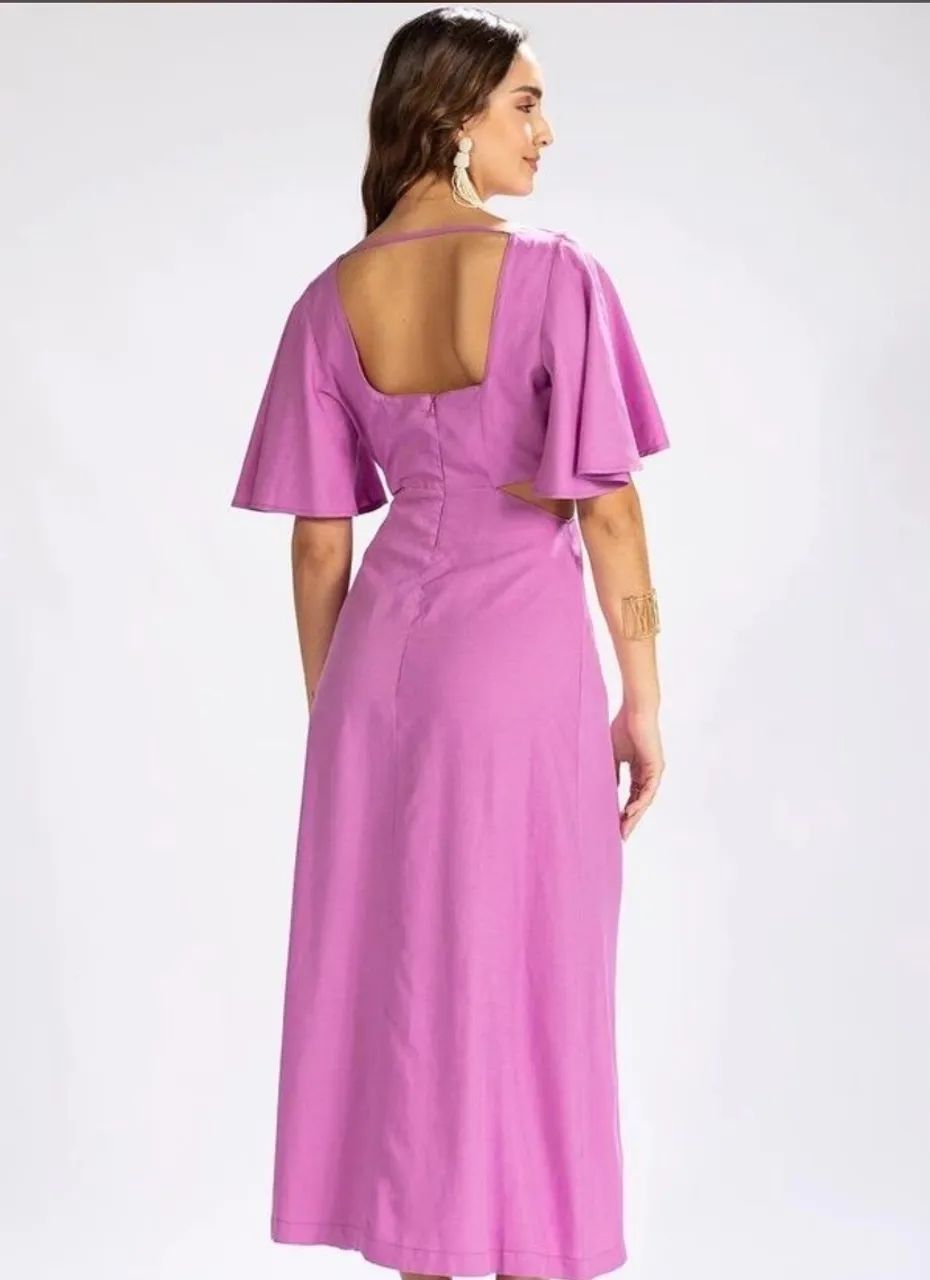 Vestido Midi Hering em Viscolinho - Foto 2