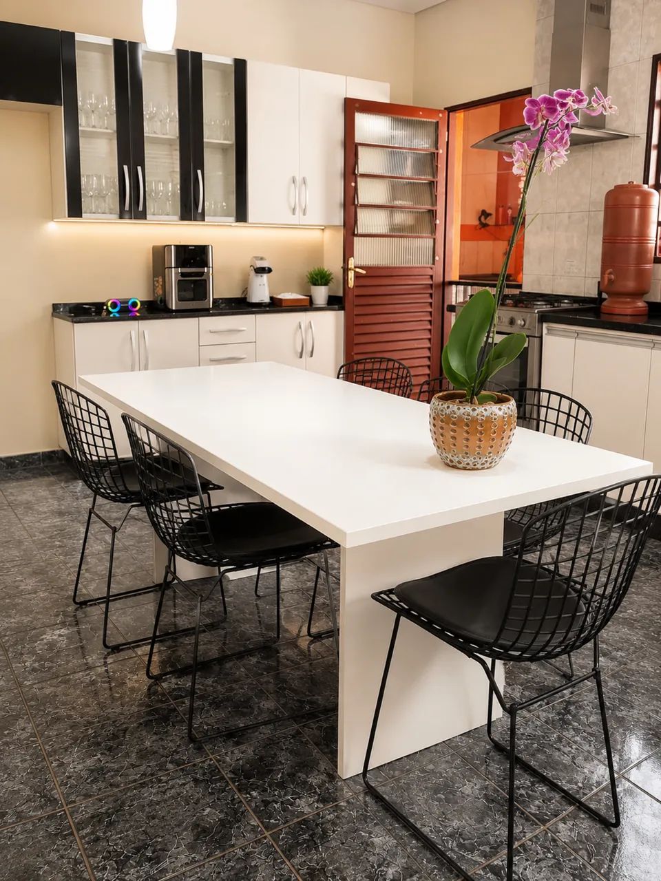 Mesa de jantar com 6 cadeiras usada tok Stock
