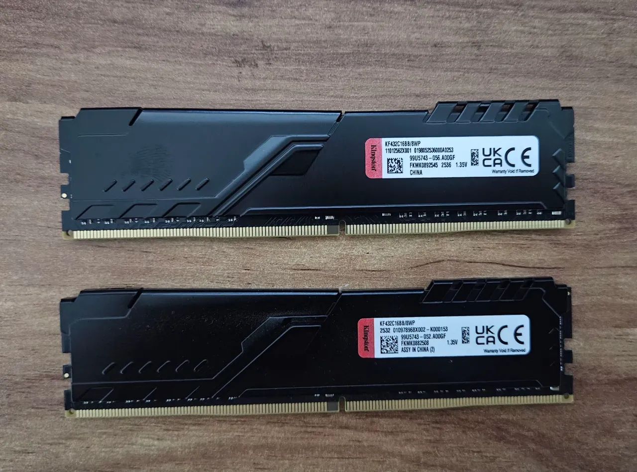 Kingston DDR4 16GB (2x 8GB) 3200 MT/s - Memória RAM - Santa Mônica