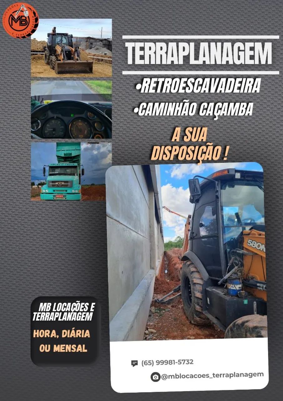Serviços de Terraplanagem<br>A empresa de terraplanagem que você precisa!