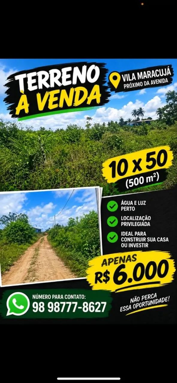 Vendo um terreno na vila maracujá perto da avenida 