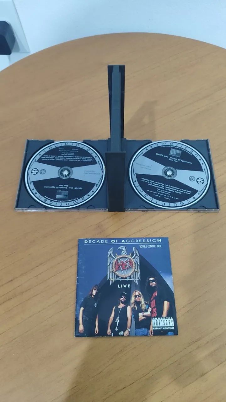 Slayer - Decade Of Aggression Live- IMPORTADO 1998 - Foto 2