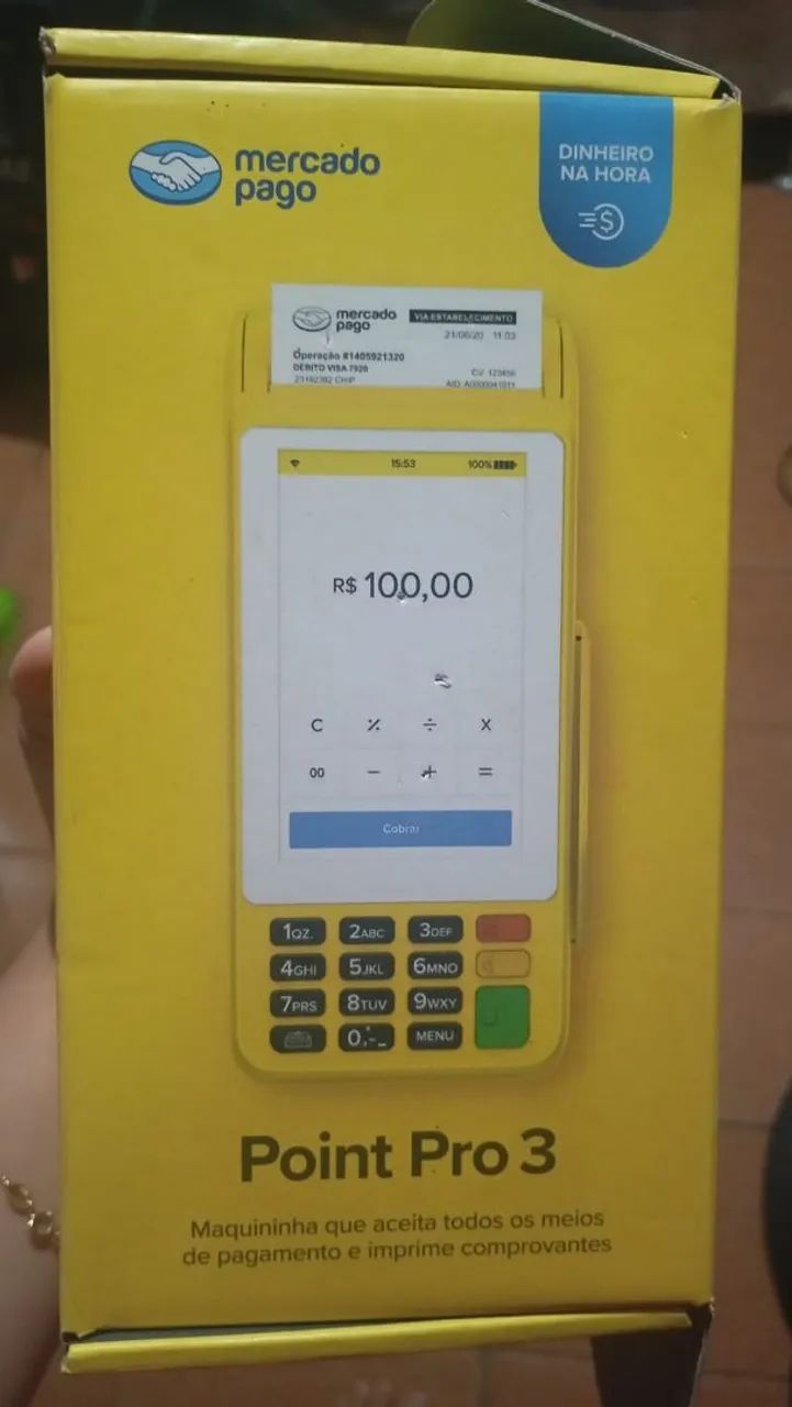 Máquina de passar cartão 