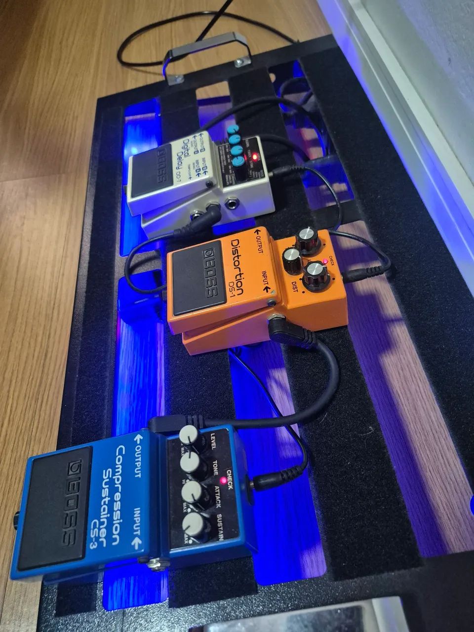 Pedais Boss Guitarra  DD7, DS01 E CS3 Delay, Distorção e Compressor 
