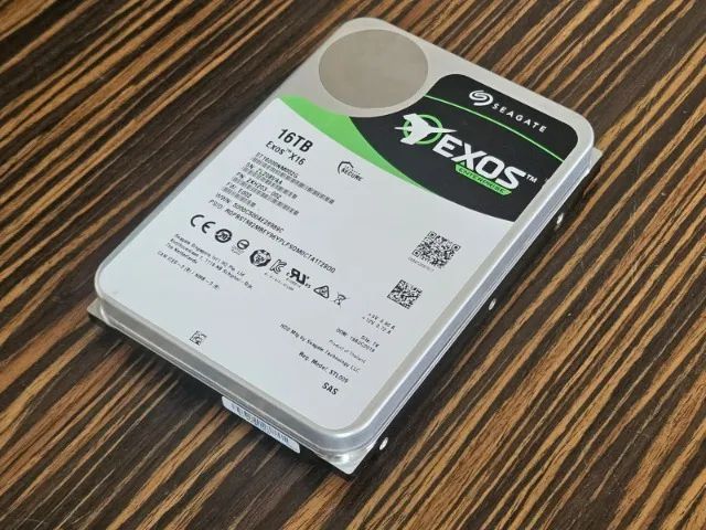 HD Seagate Exos X16 16TB SAS 12Gb/s (Para Servidor