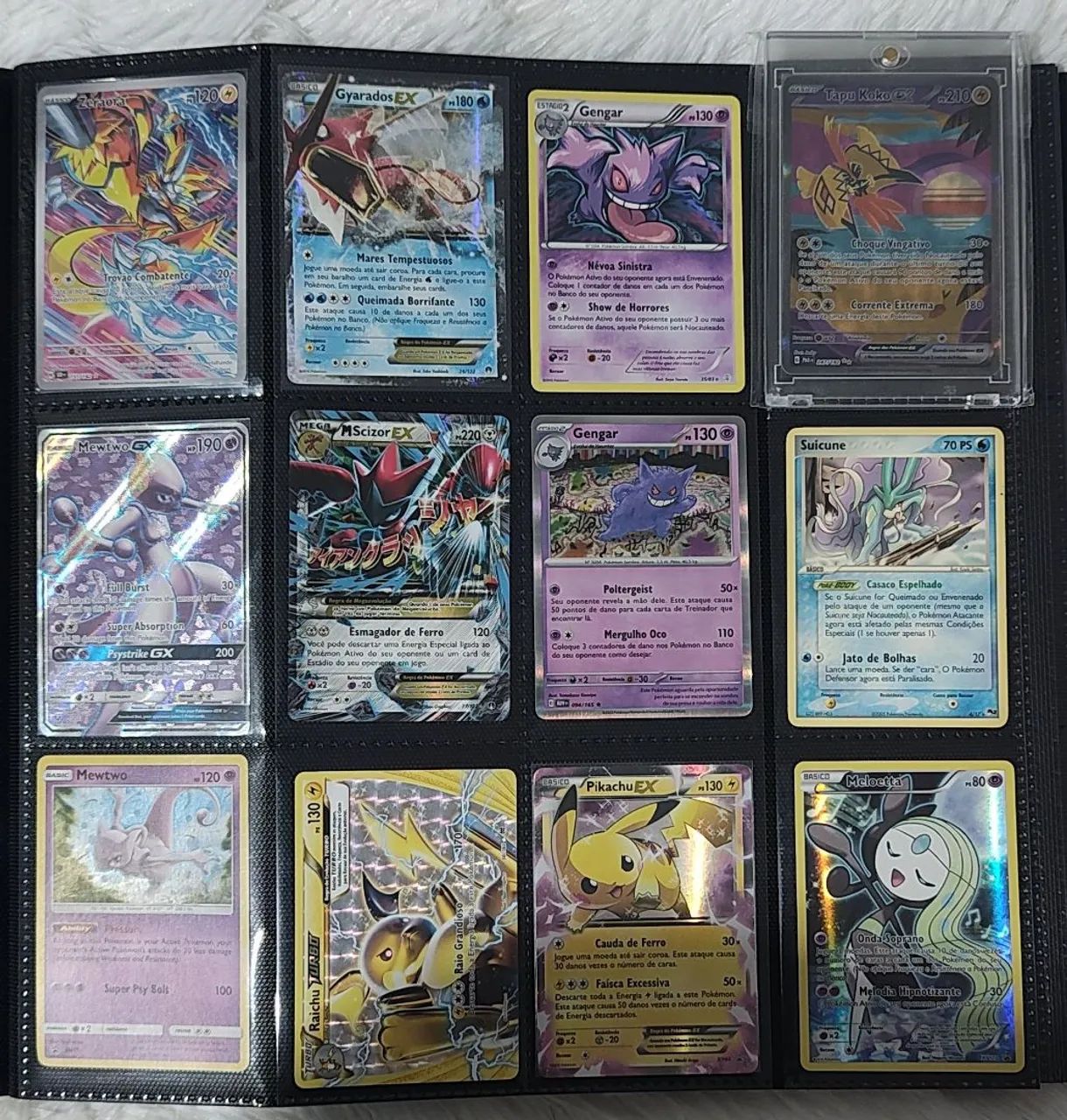 12 cartas pokémon originais 
