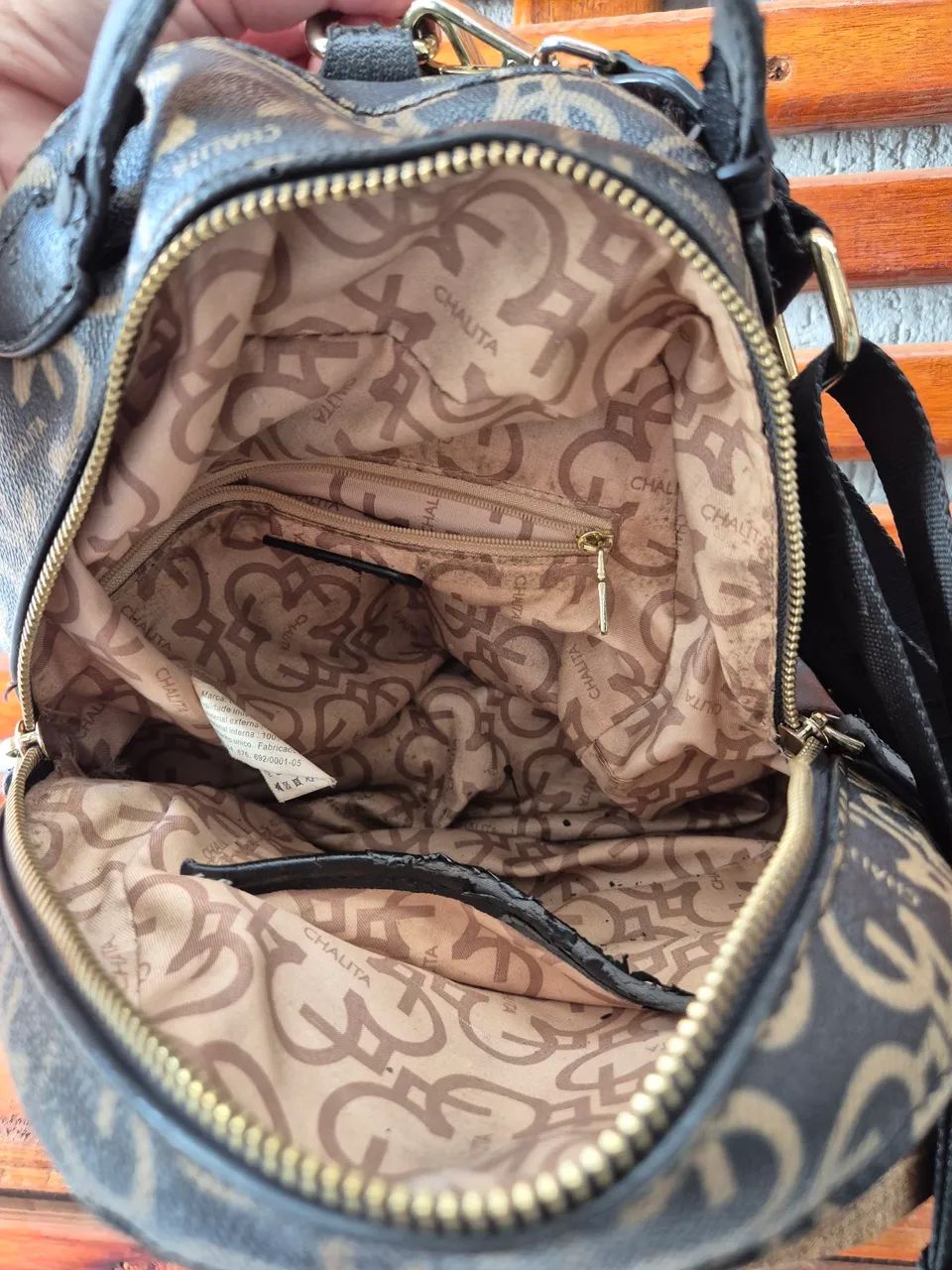 Bolsa mochila com alças largas - Foto 3